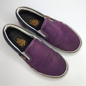 Vans. Multicolored Slip On Vans